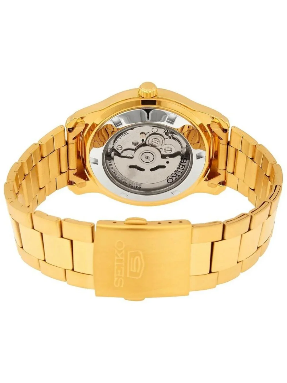 NWT Seiko 5 Automatic Champagne Dial Men's Watch K1S